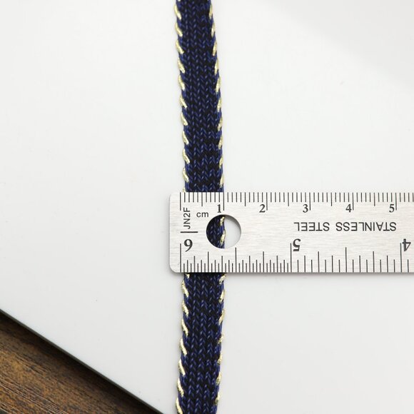 Blue Lace Gothic Choker Adjustable Length Fancy Trim chokers (#75) - Picture 4 of 10